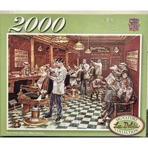 Lee Dubin Signature Collection Barber Shop 2000 Masterpieces Jigsaw Puzzle